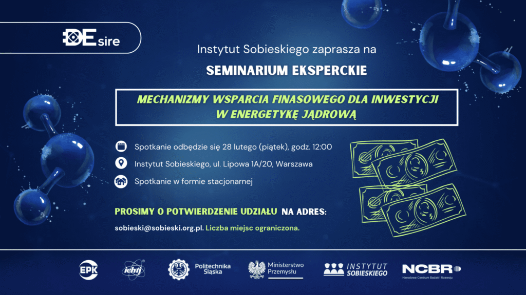 Seminarium dot. finansowania inwestycji jądrowych