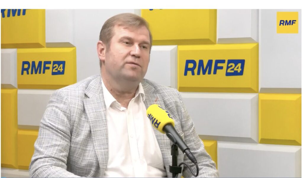 Radosław Pyffel w audycji RMF 24